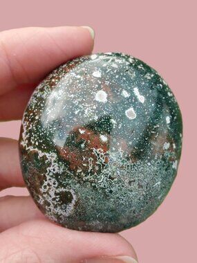 Ocean Jasper Palm Stone (OJ145)